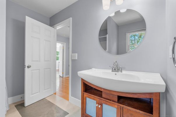 Bathroom, Interior, Wood Texture Flooring