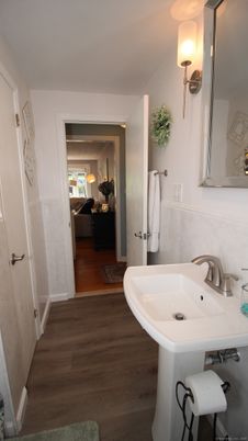 Bathroom, Interior, Wood Texture Flooring