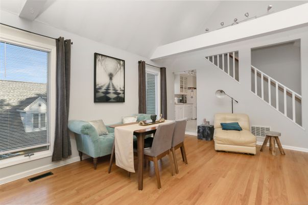 Dining room, Interior, Wood Texture Flooring