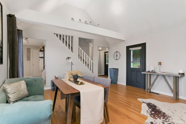 Dining room, Interior, Wood Texture Flooring