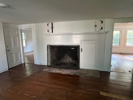 Fireplace, Interior, Wood Texture Flooring