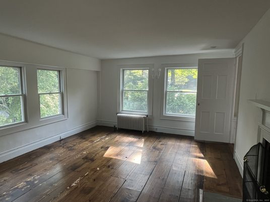 Empty room, Fireplace, Interior, Wood Texture Flooring