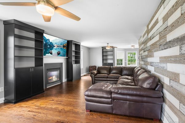 Fireplace, Interior, Living room, Wood Texture Flooring