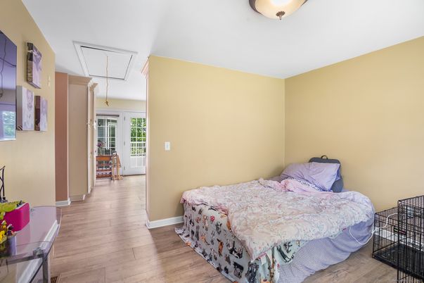 Bedroom, Interior, Wood Texture Flooring