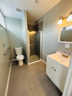 Bathroom, Glass Shower, Interior