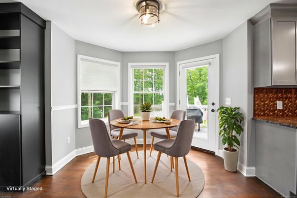 Dining room, Interior, Wood Texture Flooring