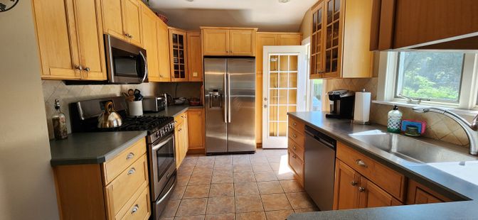 Interior, Kitchen, Recessed Lighting, Stainless Steel Appliances