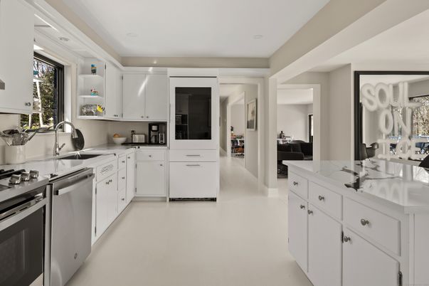 Interior, Kitchen, Recessed Lighting, Stainless Steel Appliances