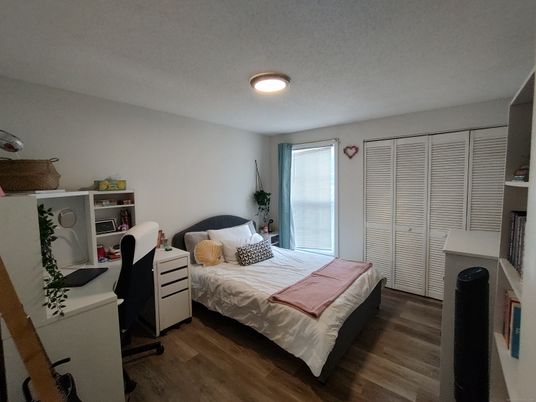 Bedroom, Interior, Wood Texture Flooring