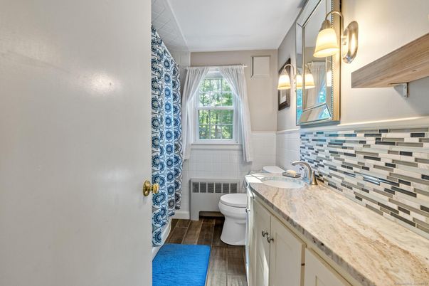 Bathroom, Interior, Wood Texture Flooring