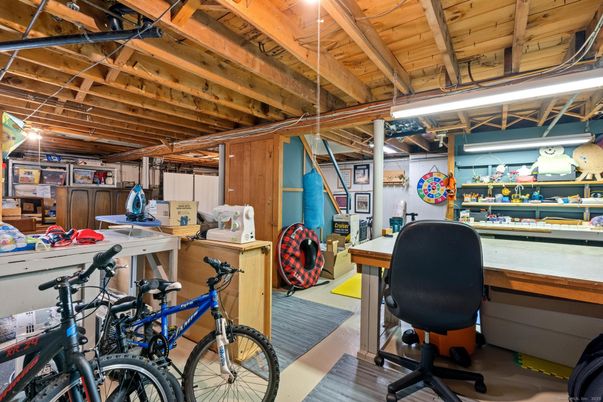 Home Office, Interior, Wooden Beams, Wooden Ceilings