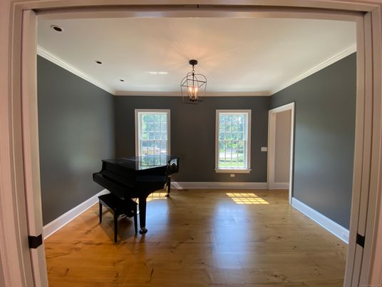 Interior, Pendant Lights, Piano, Wood Texture Flooring