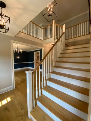 Chandelier, Interior, Wood Texture Flooring