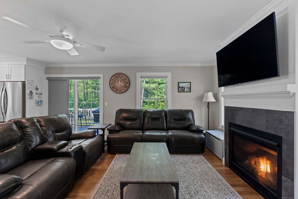 Fireplace, Interior, Living room, Wood Texture Flooring
