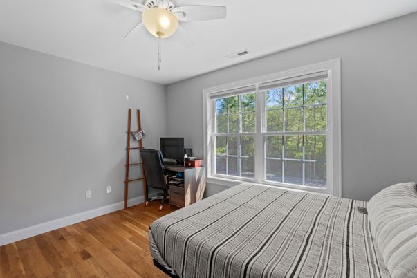 Bedroom, Home Office, Interior, Wood Texture Flooring