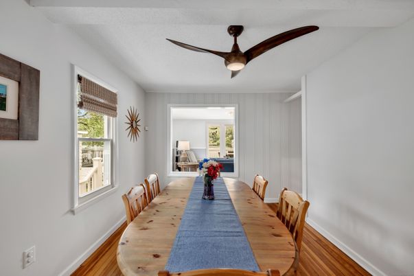 Dining room, Interior, Wood Texture Flooring