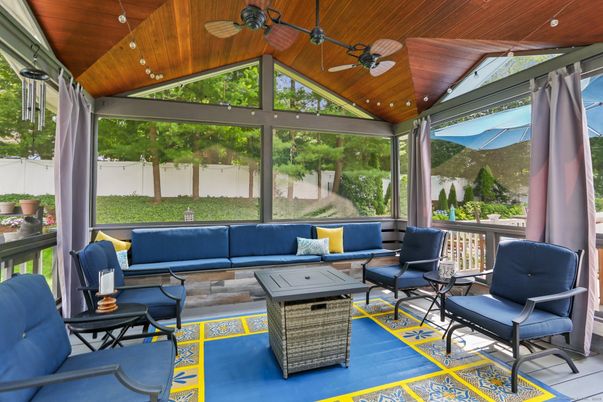 Interior, Living room, Sun Room, Wooden Ceilings