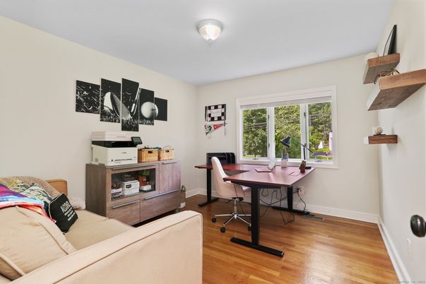 Home Office, Interior, Wood Texture Flooring
