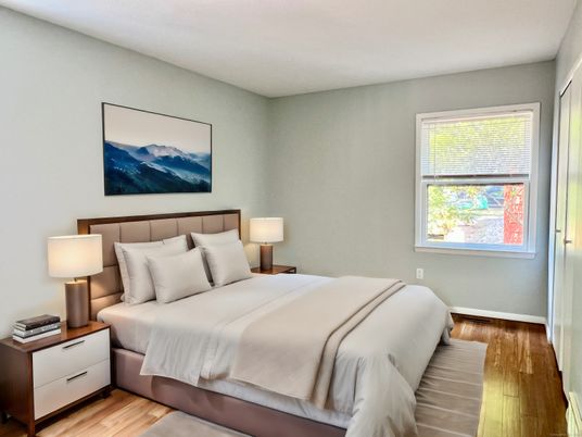 Bedroom, Interior, Wood Texture Flooring