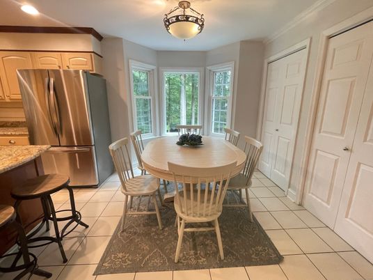 Dining room, Interior, Kitchen, Recessed Lighting