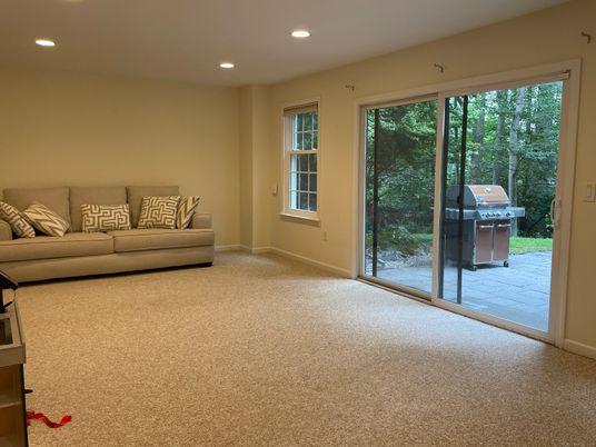 Interior, Living room, Recessed Lighting