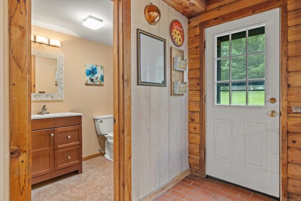 Bathroom, Interior, Wooden Walls
