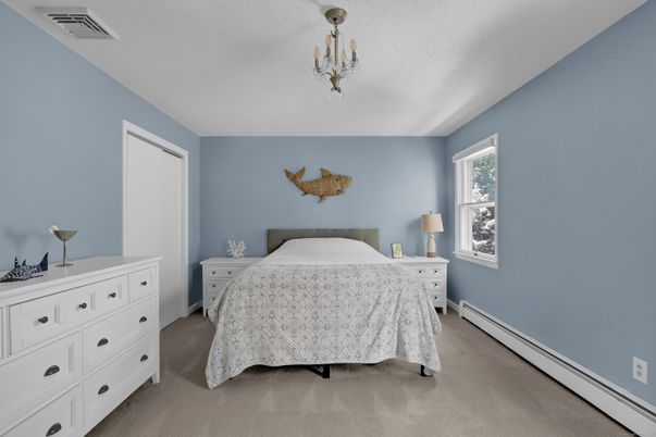 Bedroom, Chandelier, Interior