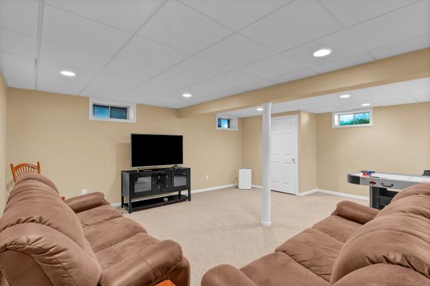 Interior, Living room, Recessed Lighting
