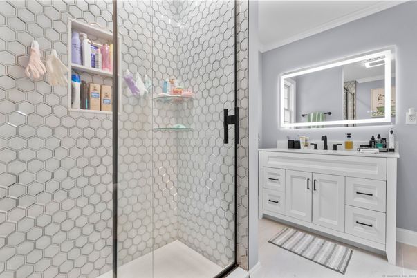 Bathroom, Glass Shower, Interior