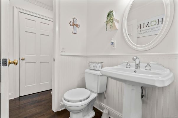Bathroom, Interior, Wood Texture Flooring