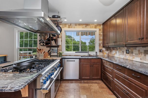Interior, Kitchen, Recessed Lighting, Stainless Steel Appliances
