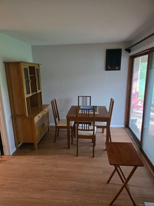 Dining room, Interior, Wood Texture Flooring