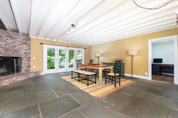 Fireplace, Interior, Stone Walls