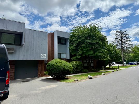 Attached, Exterior, Facade, Brick Facade, Modern