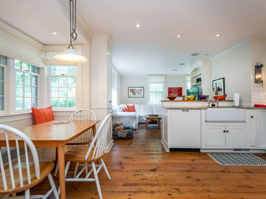 Dining room, Interior, Kitchen, Living room, Pendant Lights, Recessed Lighting, Wood Texture Flooring