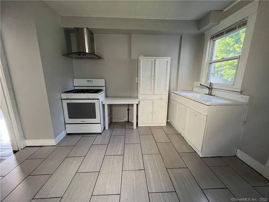 Interior, Kitchen, Washer, Wood Texture Flooring