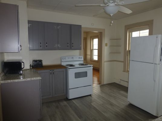 Interior, Kitchen, Wood Texture Flooring