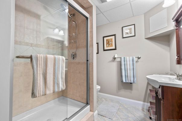 Bathroom, Glass Shower, Interior