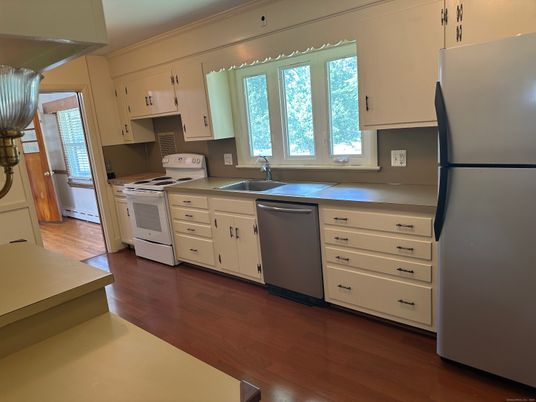 Interior, Kitchen, Wood Texture Flooring