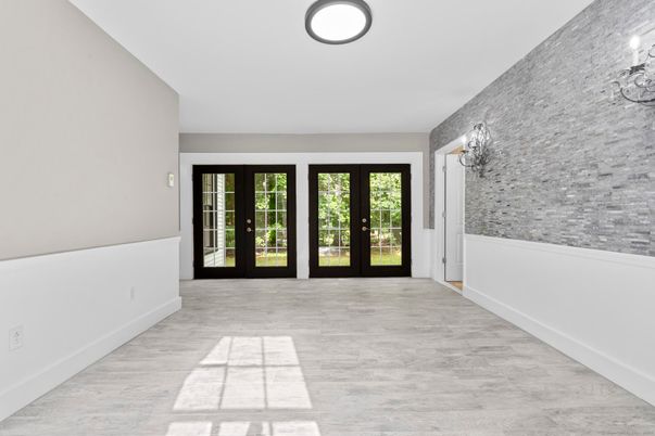 Empty room, Interior, Wood Texture Flooring