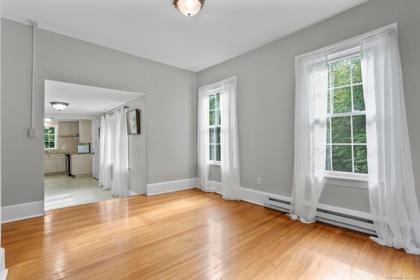 Empty room, Interior, Kitchen, Wood Texture Flooring