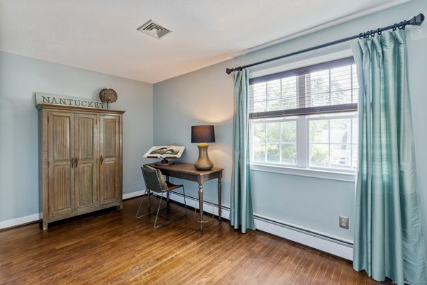 Home Office, Interior, Wood Texture Flooring