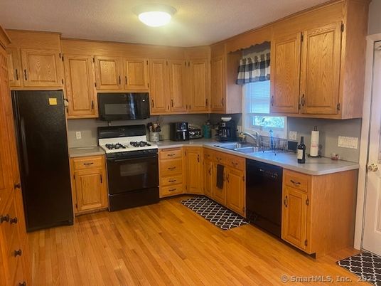 Interior, Kitchen, Wood Texture Flooring