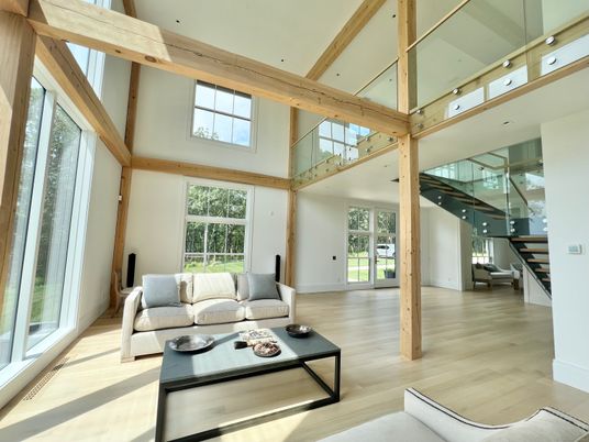 Interior, Living room, Wooden Beams, Wood Texture Flooring