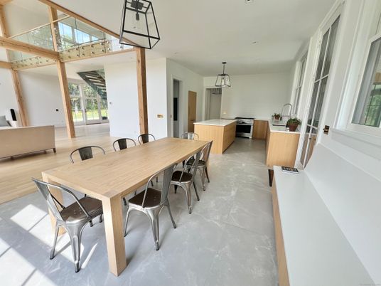 Dining room, Interior, Kitchen, Pendant Lights, Recessed Lighting