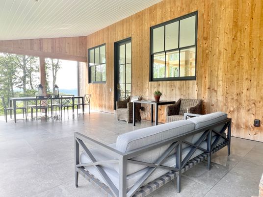 Interior, Living room, Wooden Walls