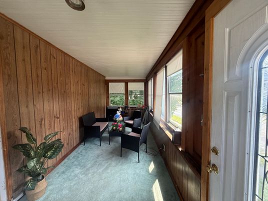 Interior, Living room, Sun Room, Wooden Walls