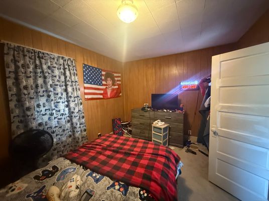 Bedroom, Interior, Wooden Walls