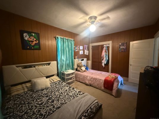 Bedroom, Interior, Wooden Walls