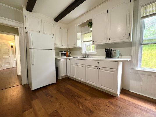 Interior, Kitchen, Wooden Beams, Wood Texture Flooring